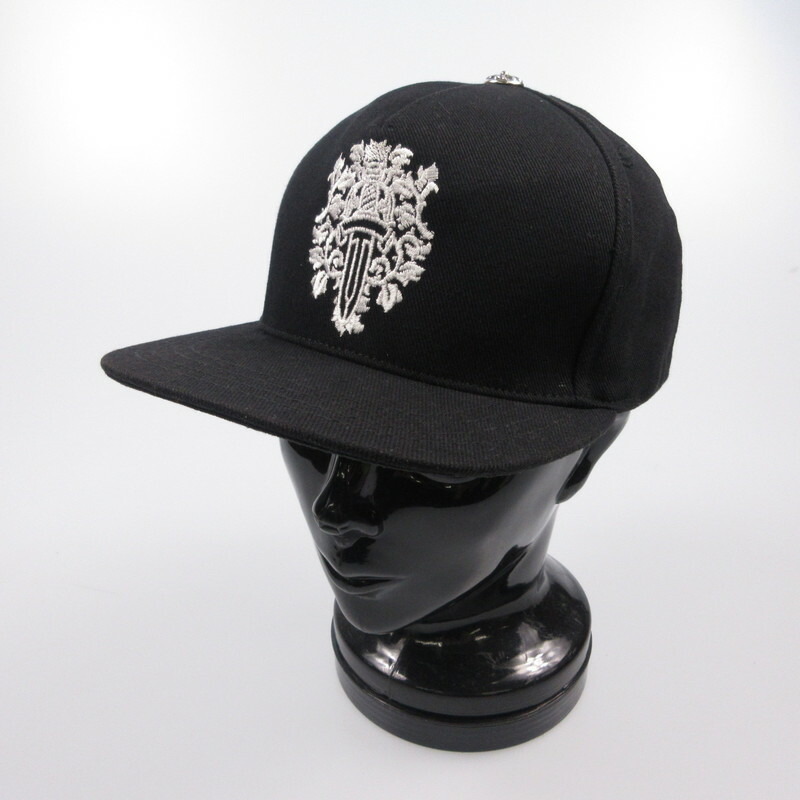 CHROME HEARTS ブラックキャップ OSサイズ CHROME HEARTS クロムハーツ トラッカーキャップ サイズOS(53~60cm