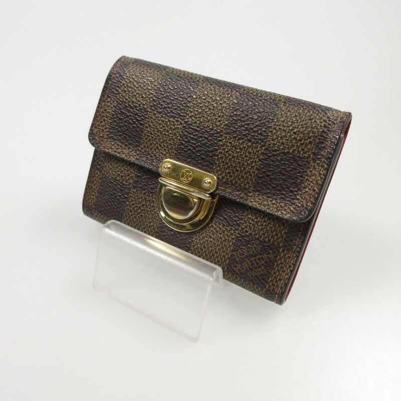 楽天市場】LOUIS VUITTON ルイ ヴィトン ダミエ ポルトモネ