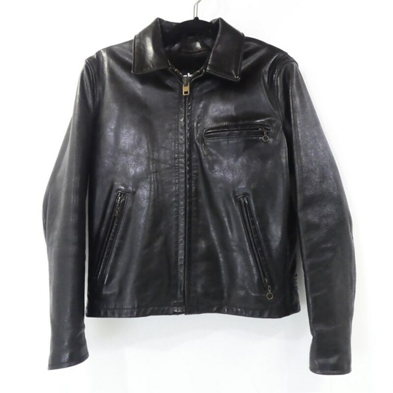 楽天市場】SCHOTT シングルライダースジャケット 34 黒 ショット 642