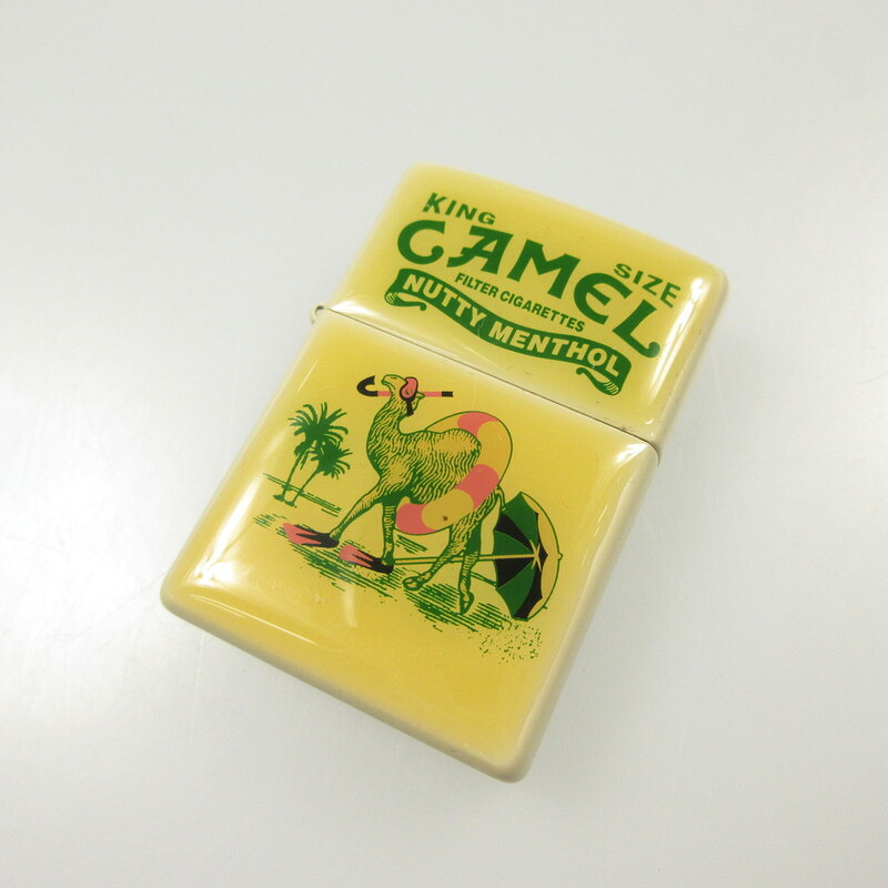 【中古】ZIPPO | ジッポ CAMEL KING SIZE NUTTY MENTHOL ライター 年式:2007年製 イエロー【姫路東店】 29,850円
