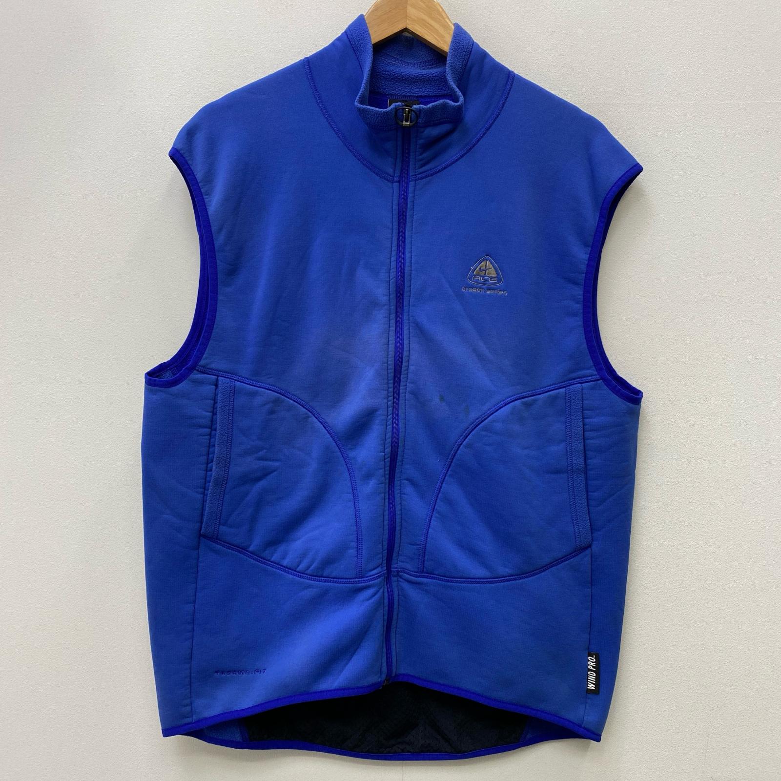 NIKE ACG フリースベスト 青　サイズM 楽天市場】【中古】NIKE ACG フリースベスト AT5499-012