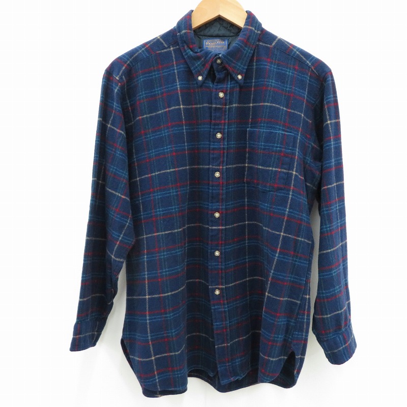 h*m様 PENDLETON ペンドルトン 長袖 オープンカラーシャツ オンブレ