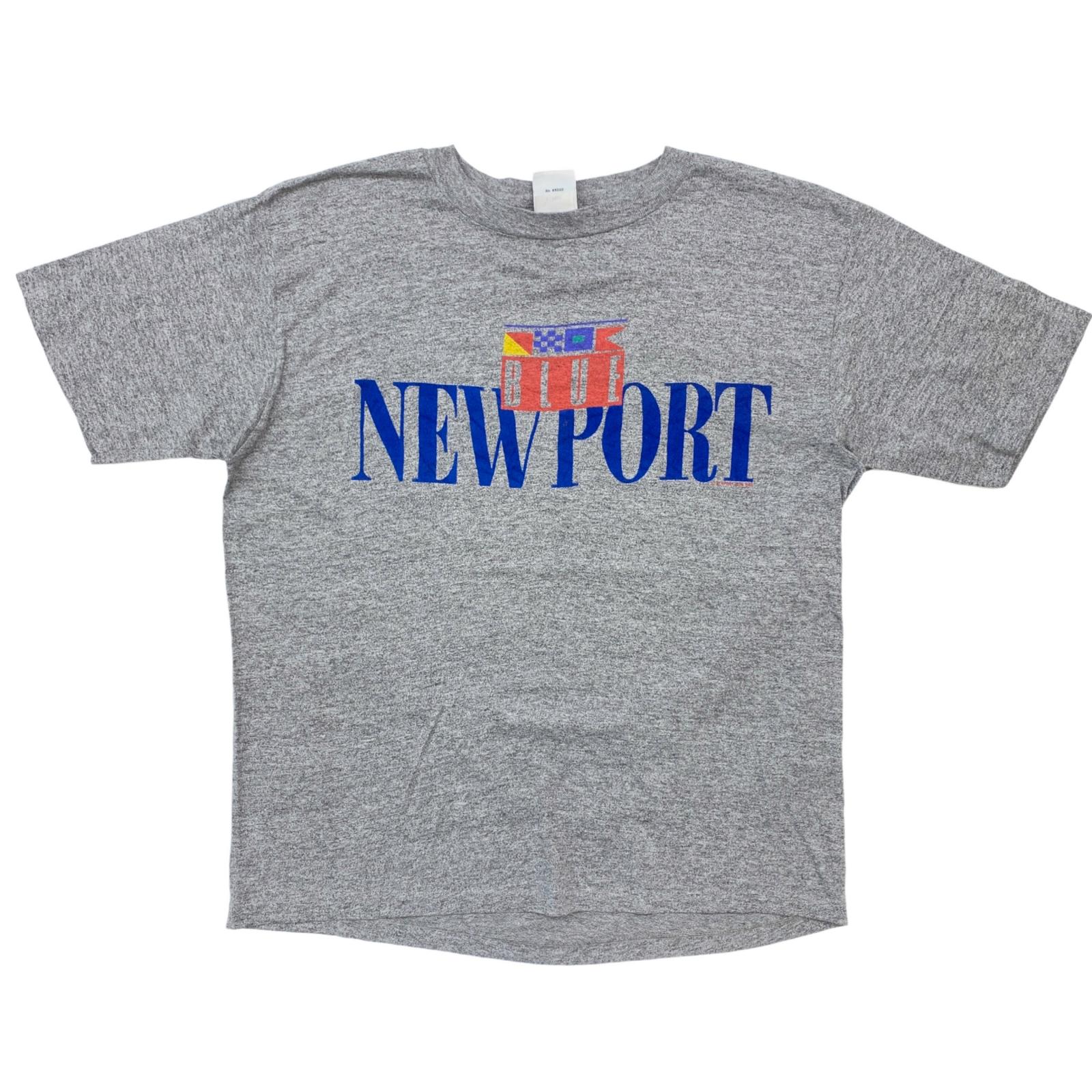 楽天市場】80s〜90s Newport Logo S/S Tee 白 XL ニューポート