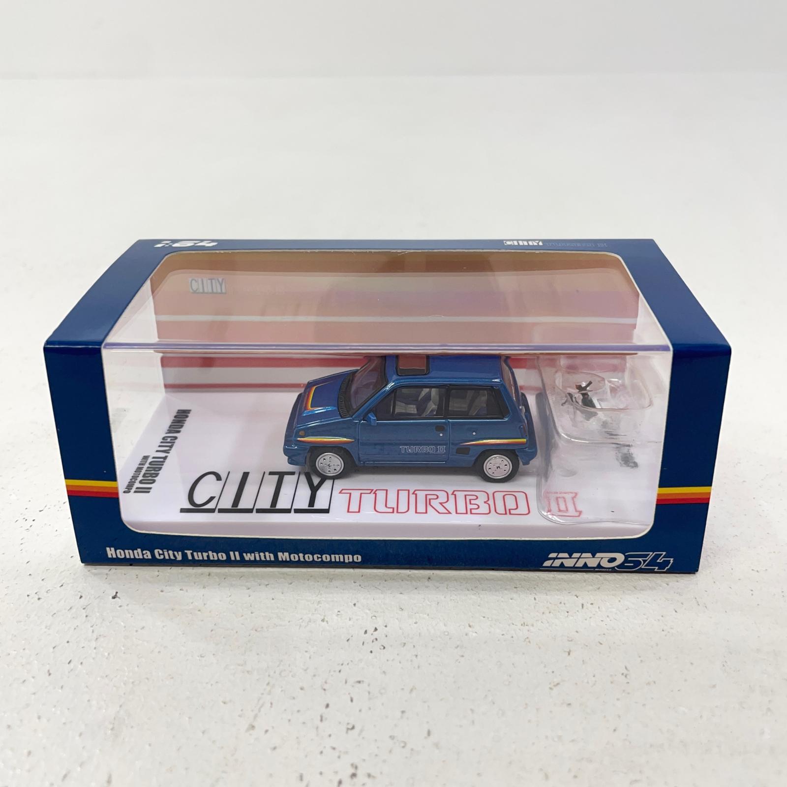 TINY inno64 ホンダ シティ ターボ &モトコンポ コカ・コーラ 塗装 TINY inno64 1/64 scale Honda city turbo II COCA-COLA with