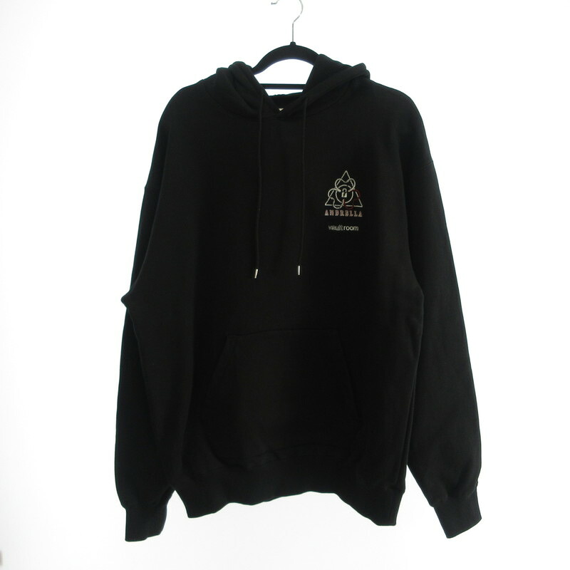 【中古】vaultroom ボルトルーム  ×ANBRELLA×MOZU ANBRELLA HOODIE パーカー ブラック サイズ：XL【姫路東店】