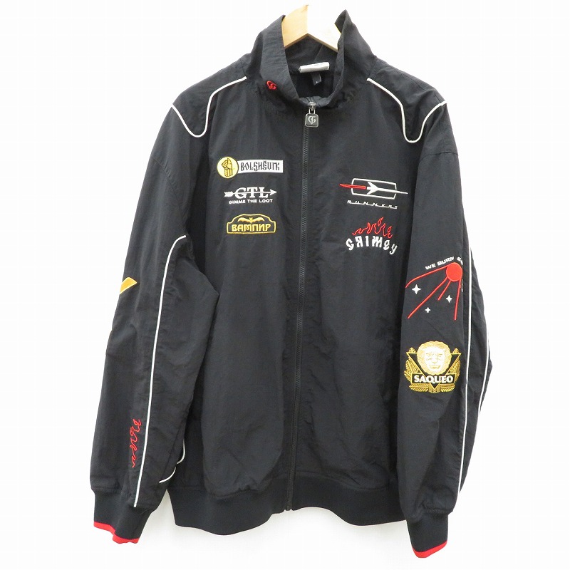 【中古】GRIMEY / GRMY | グライミー THE LOWER DEPTHS TRACK JACKET ジャージ ブラック サイズ：L【瀬戸大橋店】 14,850円