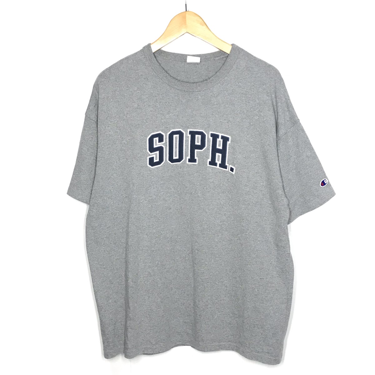 【中古】Champion | チャンピオン ×SOPHNET.(ソフネット) CREWNEK TEE 半袖Ｔシャツ C8-Z315 グレー サイズ：M【倉吉店】