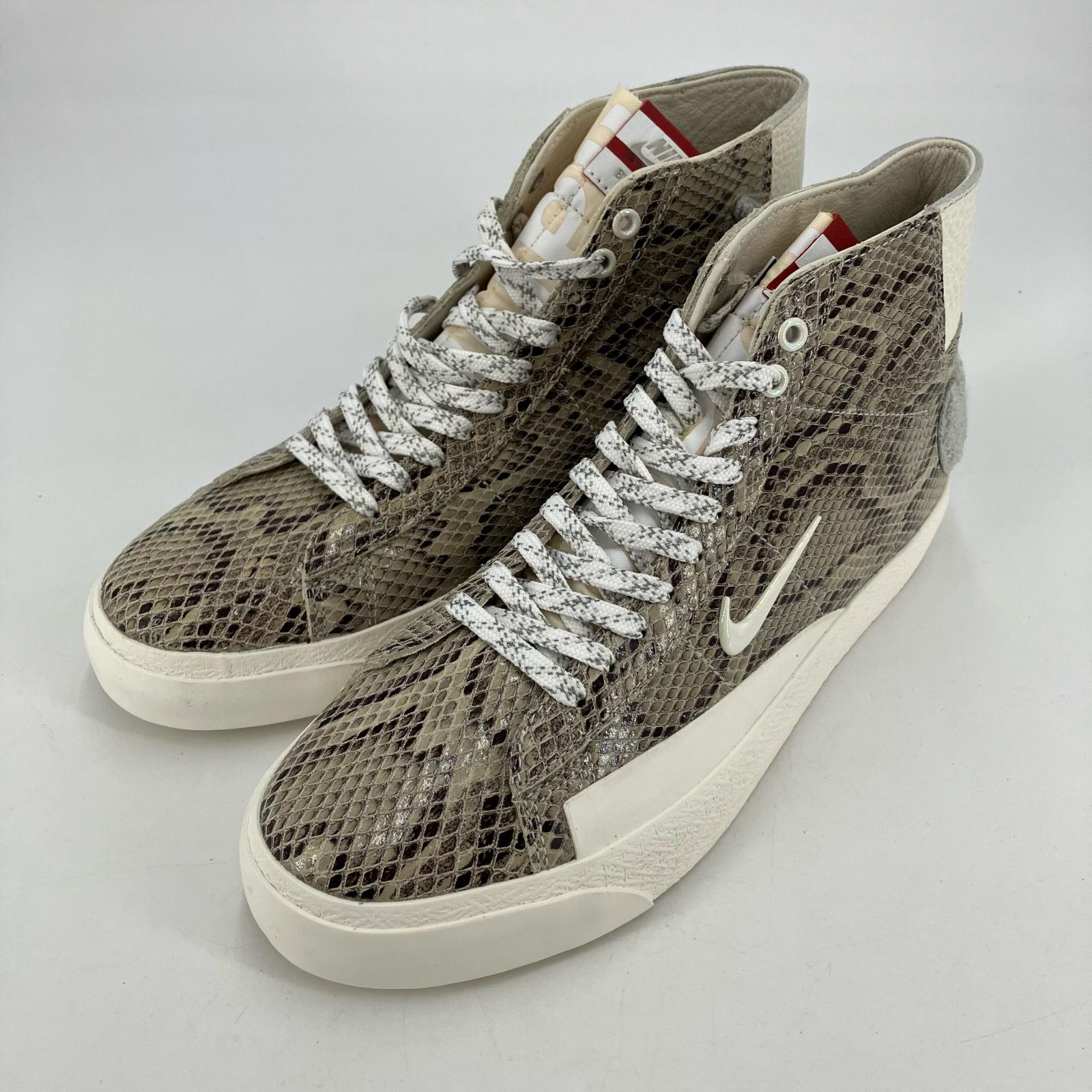 【中古】NIKE SB | ナイキエスビー SB Blazer Mid \u0027Snakeskin\u0027 スニーカー CN4540-001 26.5珊【イオン広店】