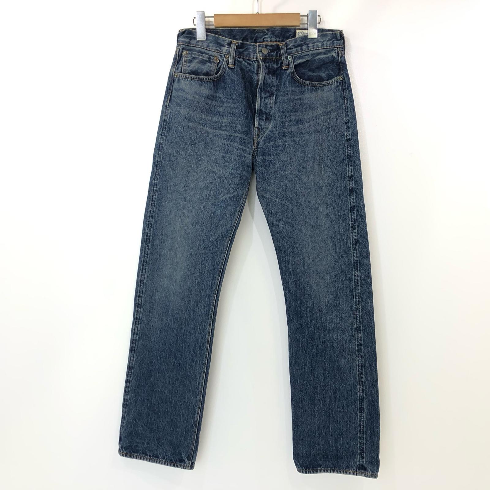 【中古】orSlow | オアスロウ 105 STANDARD SELVEDGE DENIM 2YEAR WASH デニムパンツ 01-1050-84 ブルー サイズ：S【姫路東店】