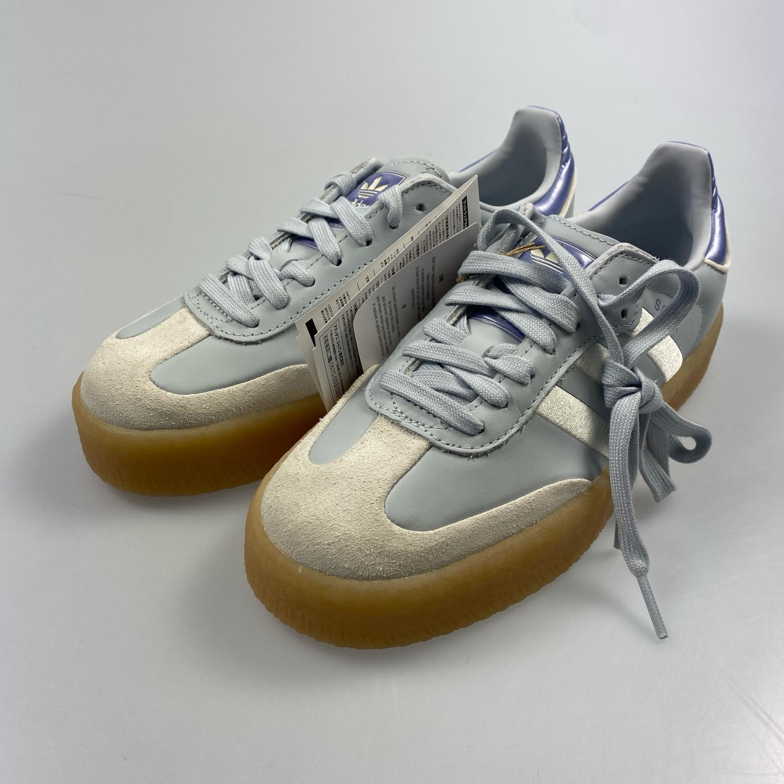 【中古】adidas | アディダス Sambae Halo Blue スニーカー IG1953 ライトブルー 22.5cm【姫路東店】