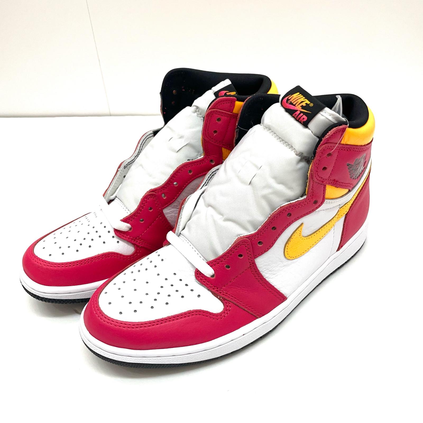 【中古】NIKE | ナイキ Air Jordan 1 High OG Light Fusion Red スニーカー  サクラ色 大きさ:29.0糎  【尾張小牧店】【専】