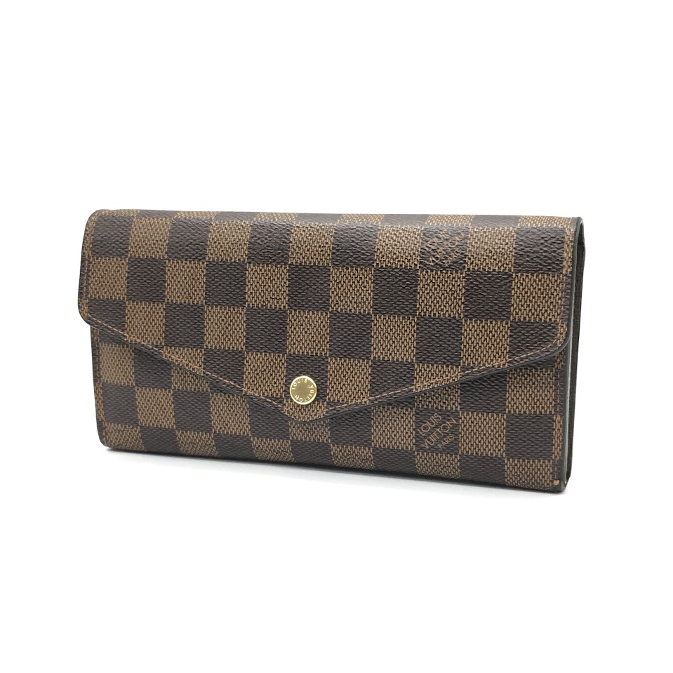 【中古】LOUIS VUITTON | ルイ・ヴィトン ダミエ ポルトフォイユサラ 二つ折り長紙入れ 長紙入れ N63209【倉吉店】