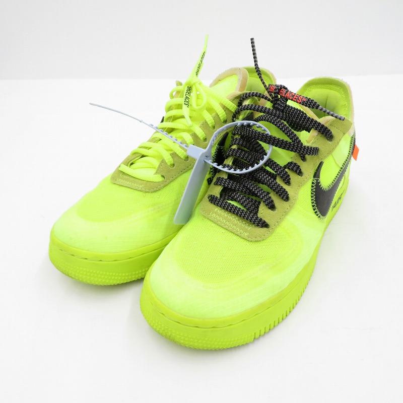 【中古】NIKE | ナイキ Air Force 1 Low \u0027Volt\u0027 スニーカー AO4606-700 空軍 ライトグリーン 25.5糎【瀬戸大橋店】