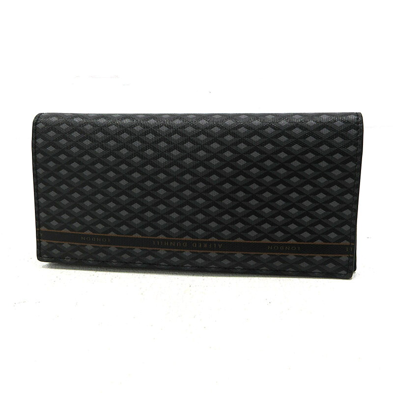 【中古】Dunhill | ダン吸血鬼 発動機曲がること 二つ折り長紙入れ DU19R2915 黒いこと【三重中央局】