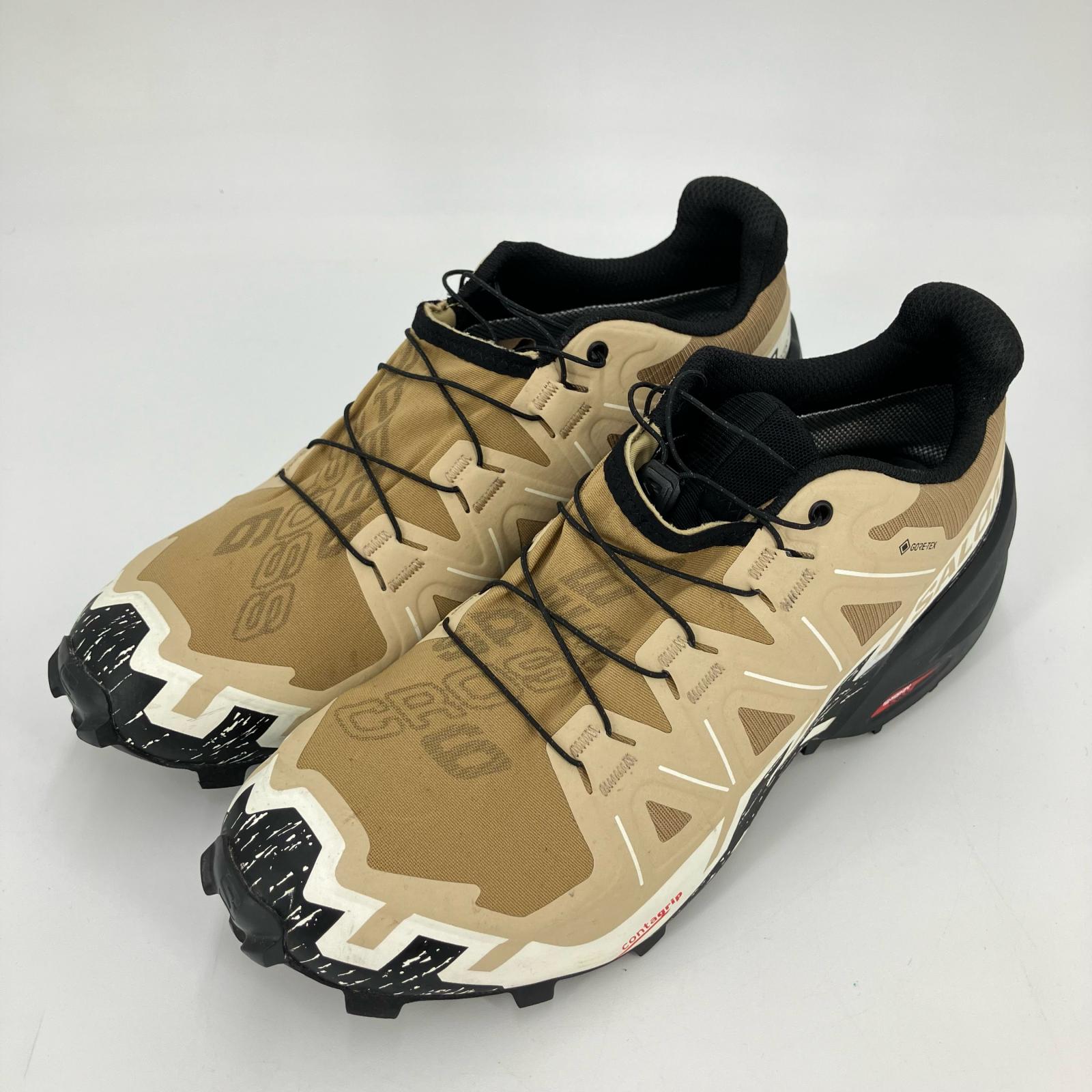 【中古】SALOMON | サロモン SPEEDCROSS 6 GTX スニーカー 417387 カーキ 26cm【イオン広店】