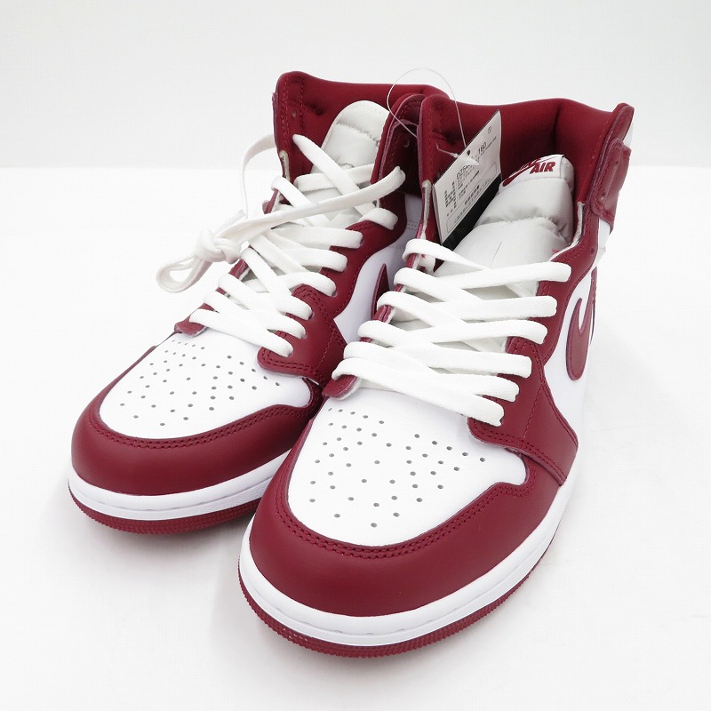 【中古】NIKE | ナイキ AJ1 Retro High OG 'Artisanal Red' スニーカー DZ5485-160 エアジョーダン ボルドー/バーガンディー 28cm【瀬戸大橋店】画像