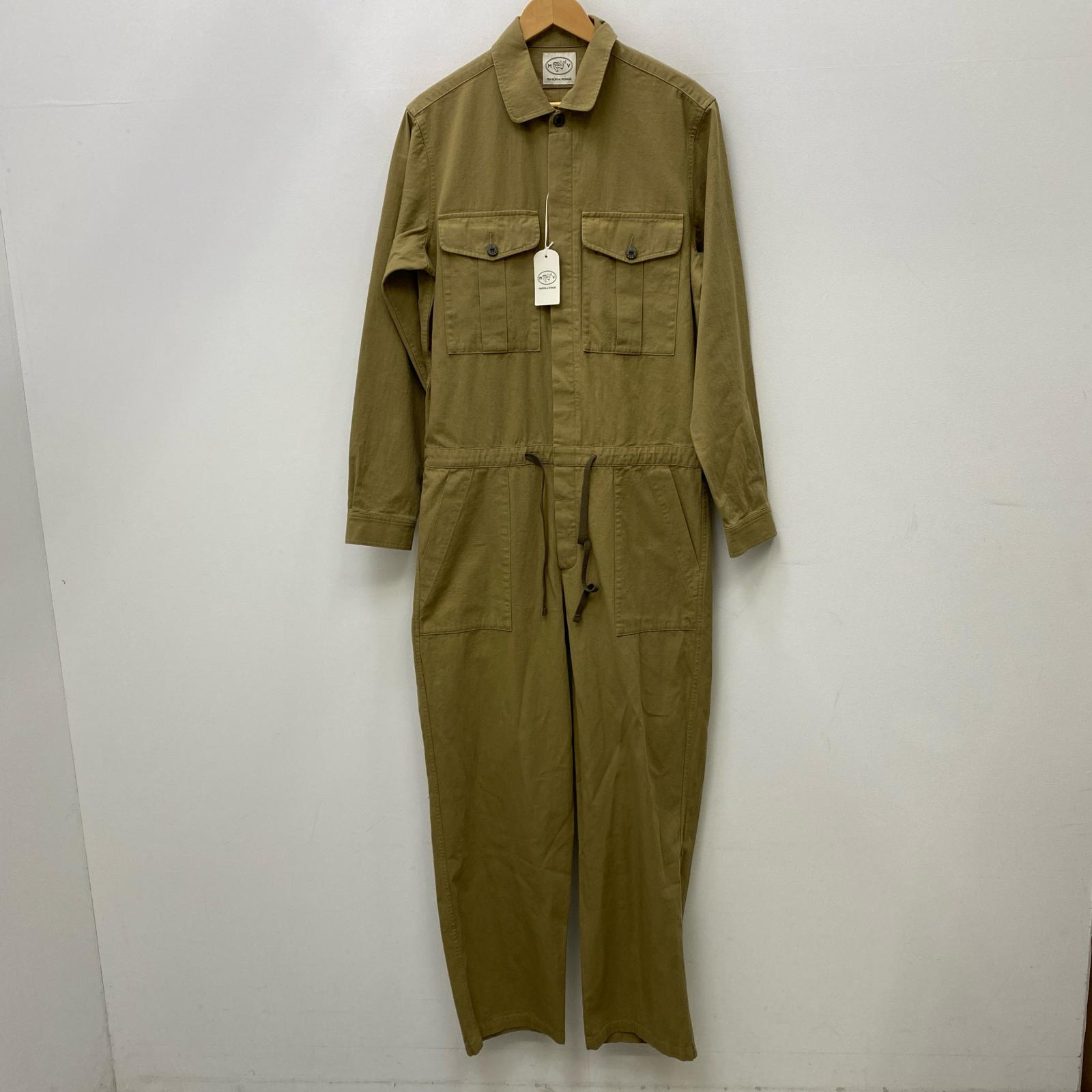 【中古】 MAISON et VOYAGE コットンヘンプ 飛び降りる背広 ツナギ 24-08-51-08004 赤銅色 大きさ：M【加古川店】