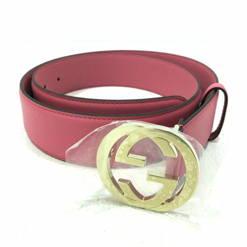 新品 GUCCI グッチ インターロッキング G バックル ベルト ピンク 85 楽天市場】GUCCI グッチ グッチシマ インターロッキング G