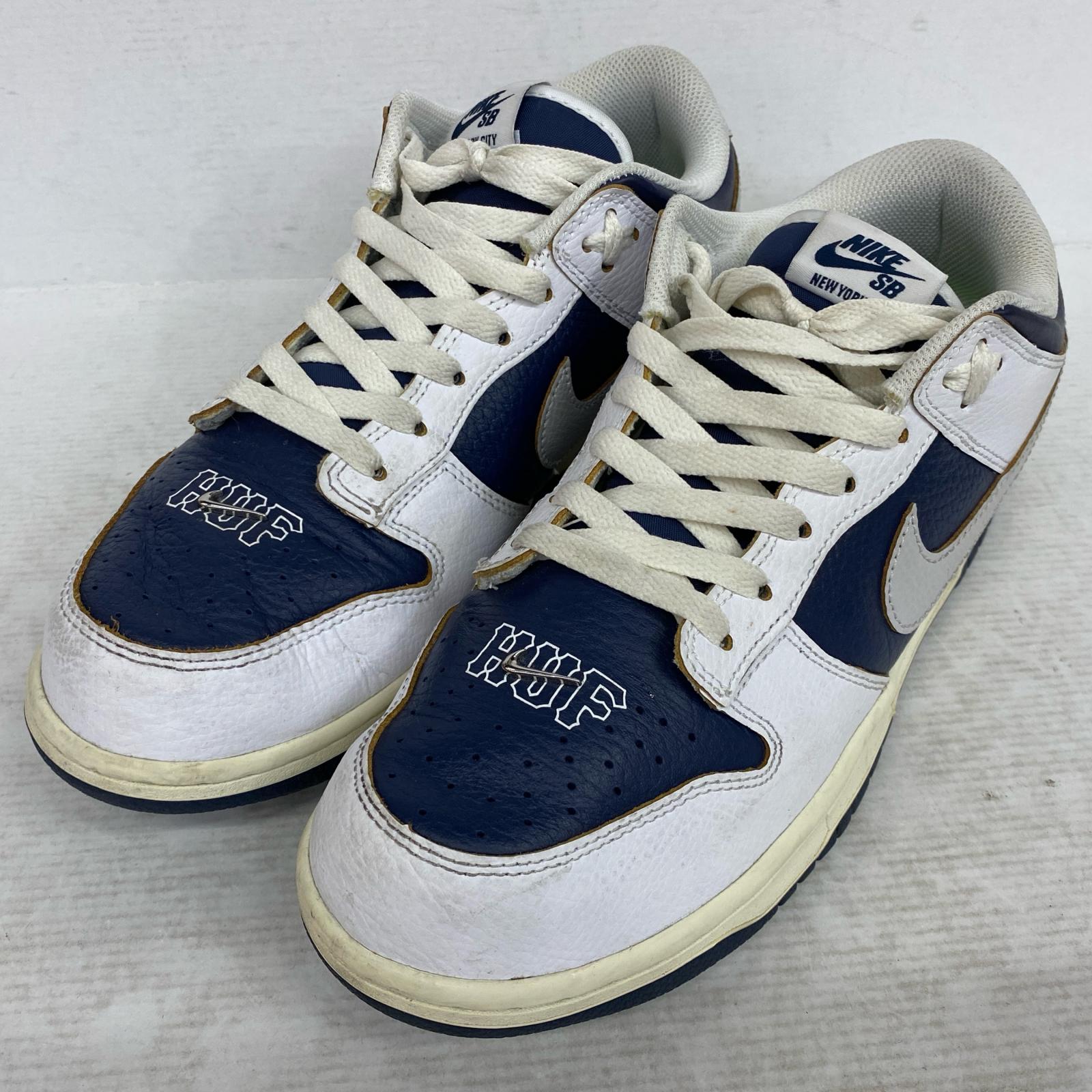 【中古】NIKE | ナイキ HUF × Nike SB Dunk Low スニーカー fd8775-100 米国海軍【加古川店】