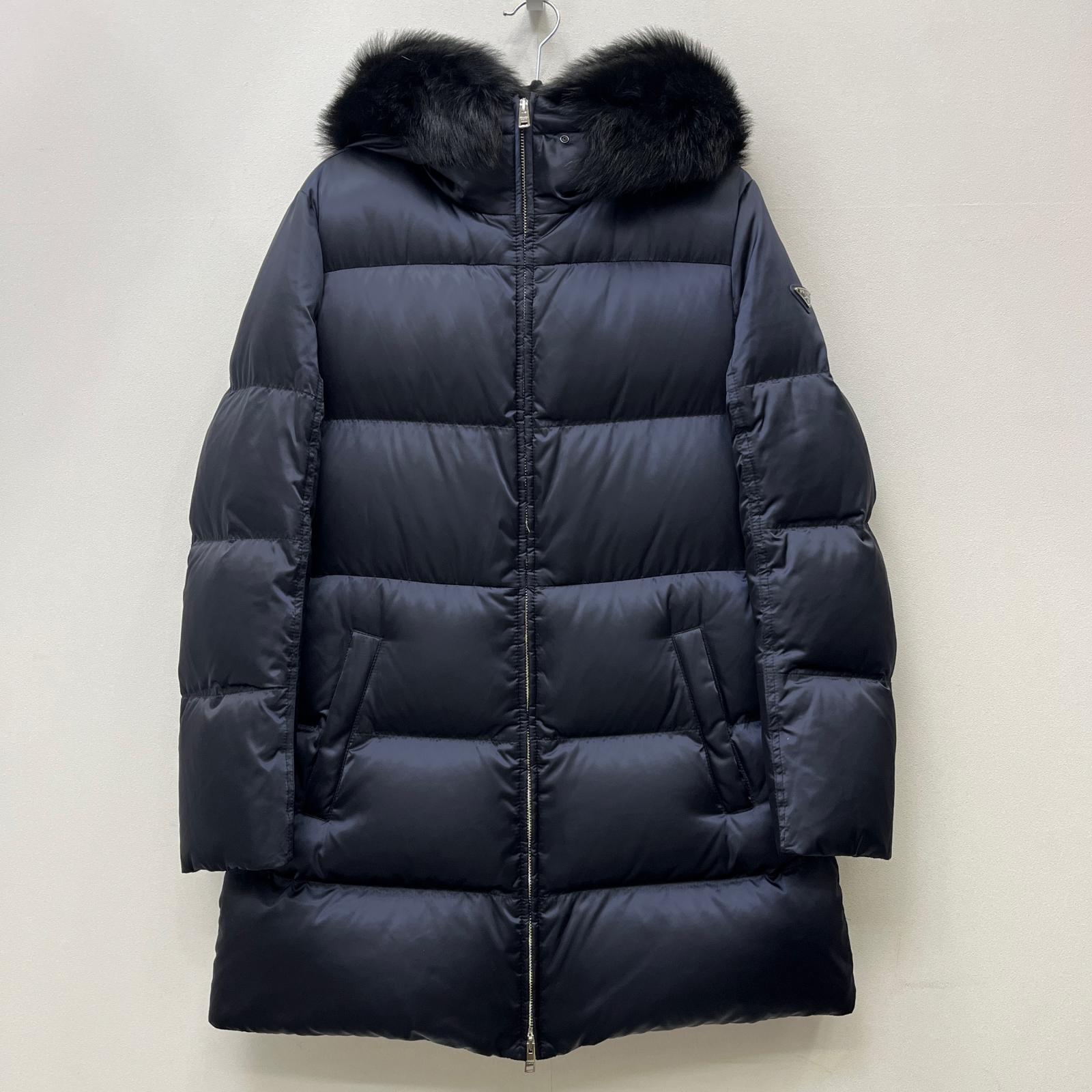 【PRADA】セール！ダウンジャケット おしゃれダークネイビー PRADA】セール！ダウンジャケット おしゃれダークネイビー