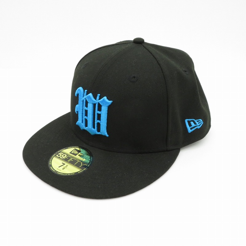 7 3/8 wackomaria new era cap 帽子　25ss 新品 WACKO MARIA/NEW ERA / 59FIFTY（BLACK/WHITE）［59FIFTY
