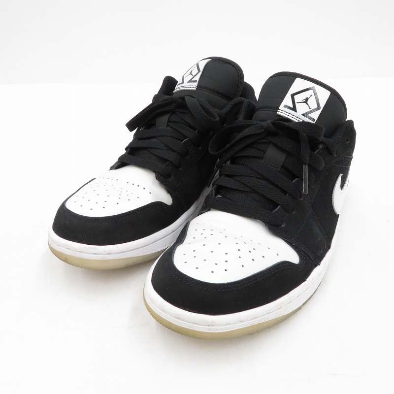 【中古】NIKE | ナイキ AJ1 Low 'Omega/Black/White' スニーカー DH6931-001 エアジョーダン ホワイト 25.5cm【瀬戸大橋店】