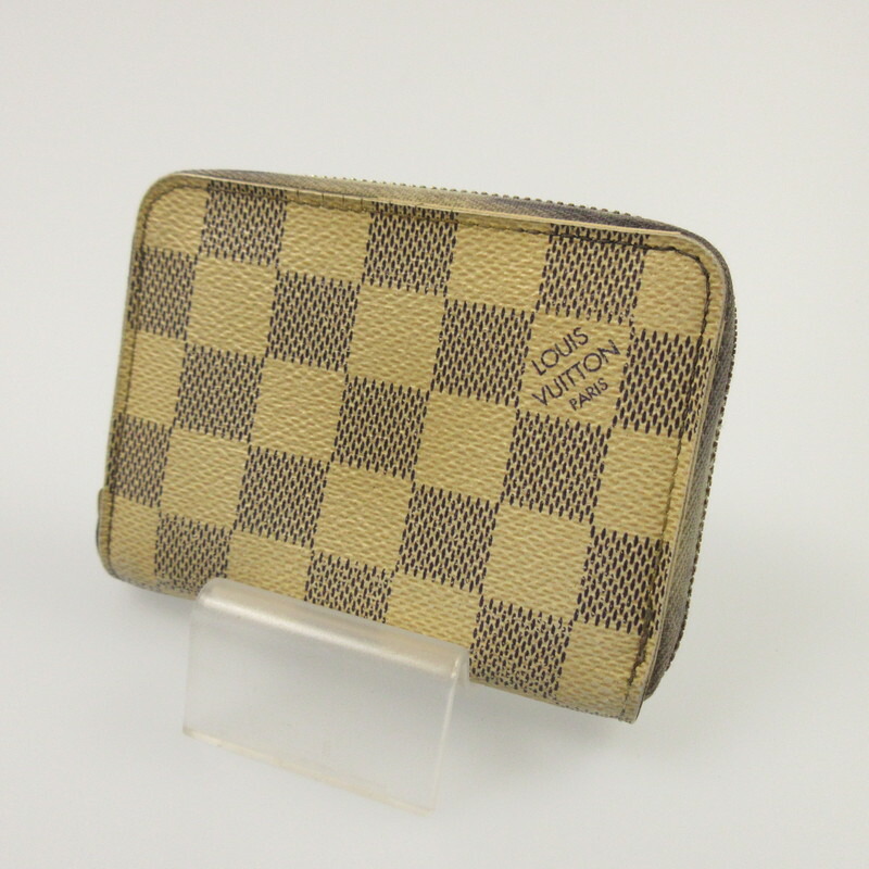 ④☆美品☆ダミエアズール♪ジッピー パース ラウンドファスナー LOUIS VUITTON ルイ ヴィトン ラウンドファスナー長財布 ダミエ