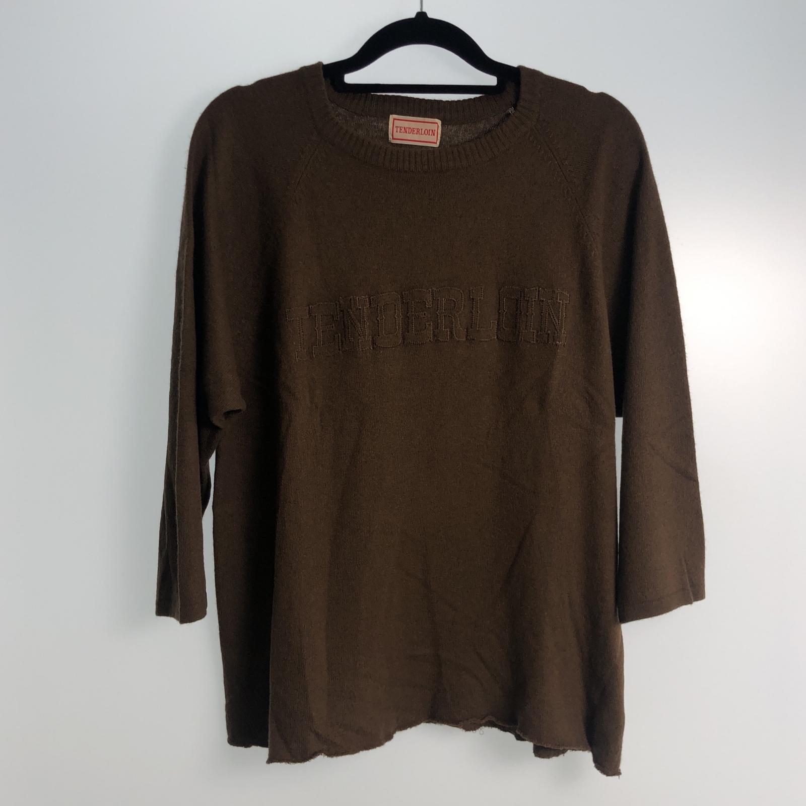 本日限定価格！テンダーロイン MOSS STITCH NFL  KHAKI  M 本日限定価格！テンダーロイン MOSS STITCH NFL KHAKI M