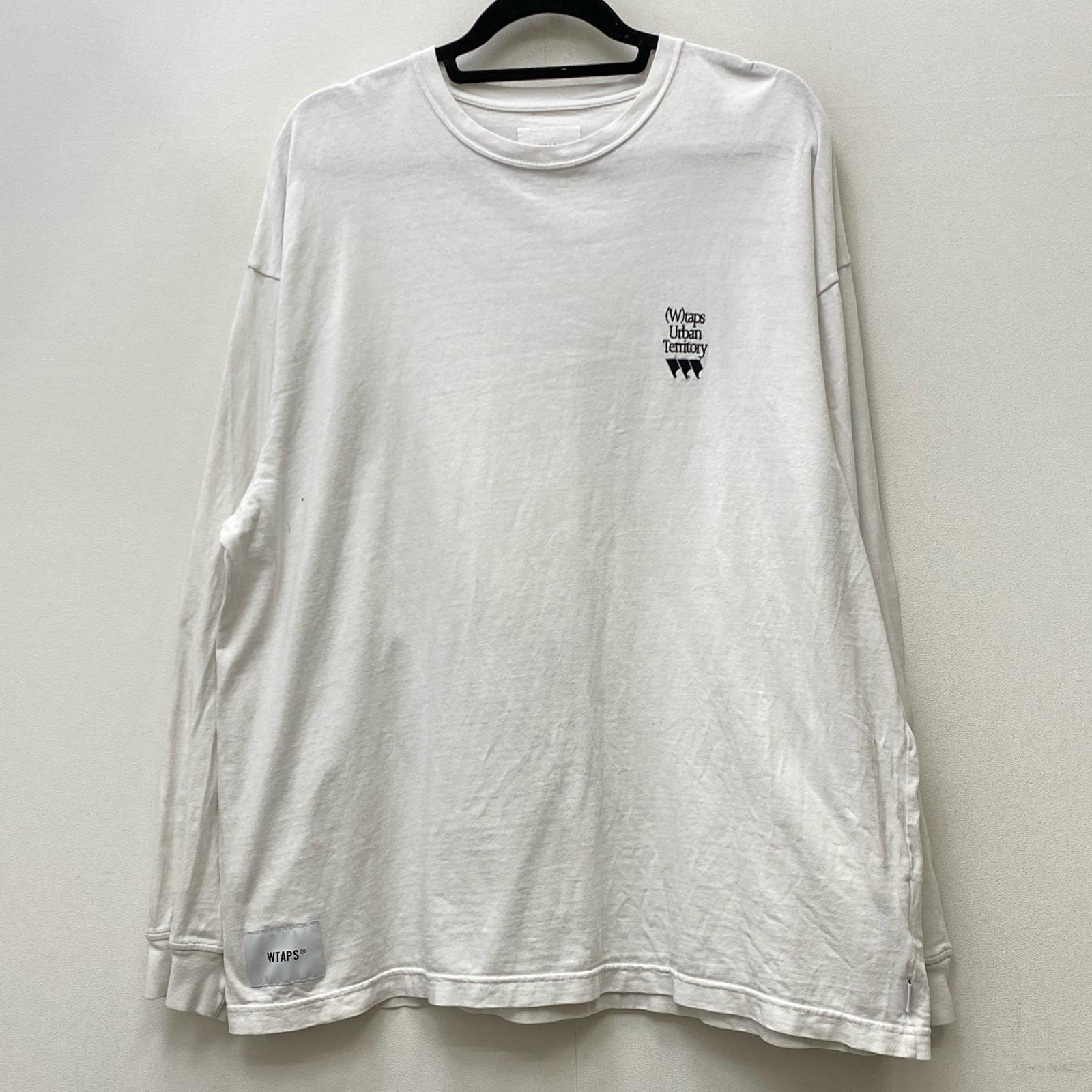 【中古】W)TAPS | ダブルタップス Urban Territory OBJ 03 長袖Ｔシャツ 241ATDT-CSM15 白いこと 大きさ：4【加古川店】