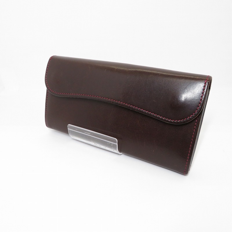 【中古】WILDSWANS | ワイルドスワンズ WAVE 長金入れ 赤銅色【瀬戸大橋店】