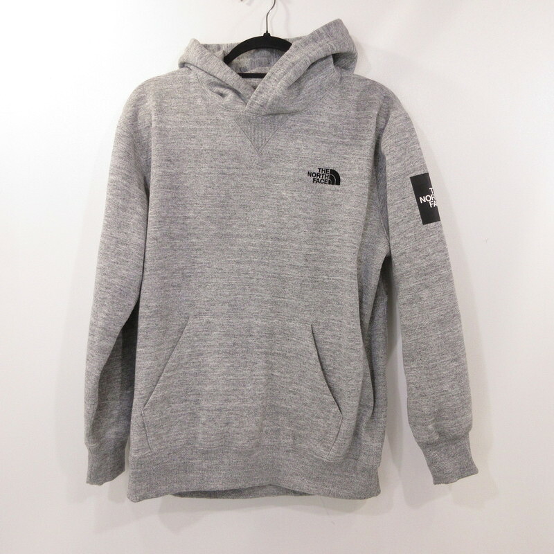 【中古】THE NORTH FACE | ザ・ノースフェイス SQUARE LOGO HOODIE パーカー NT61835 グレー サイズ：M【姫路東店】