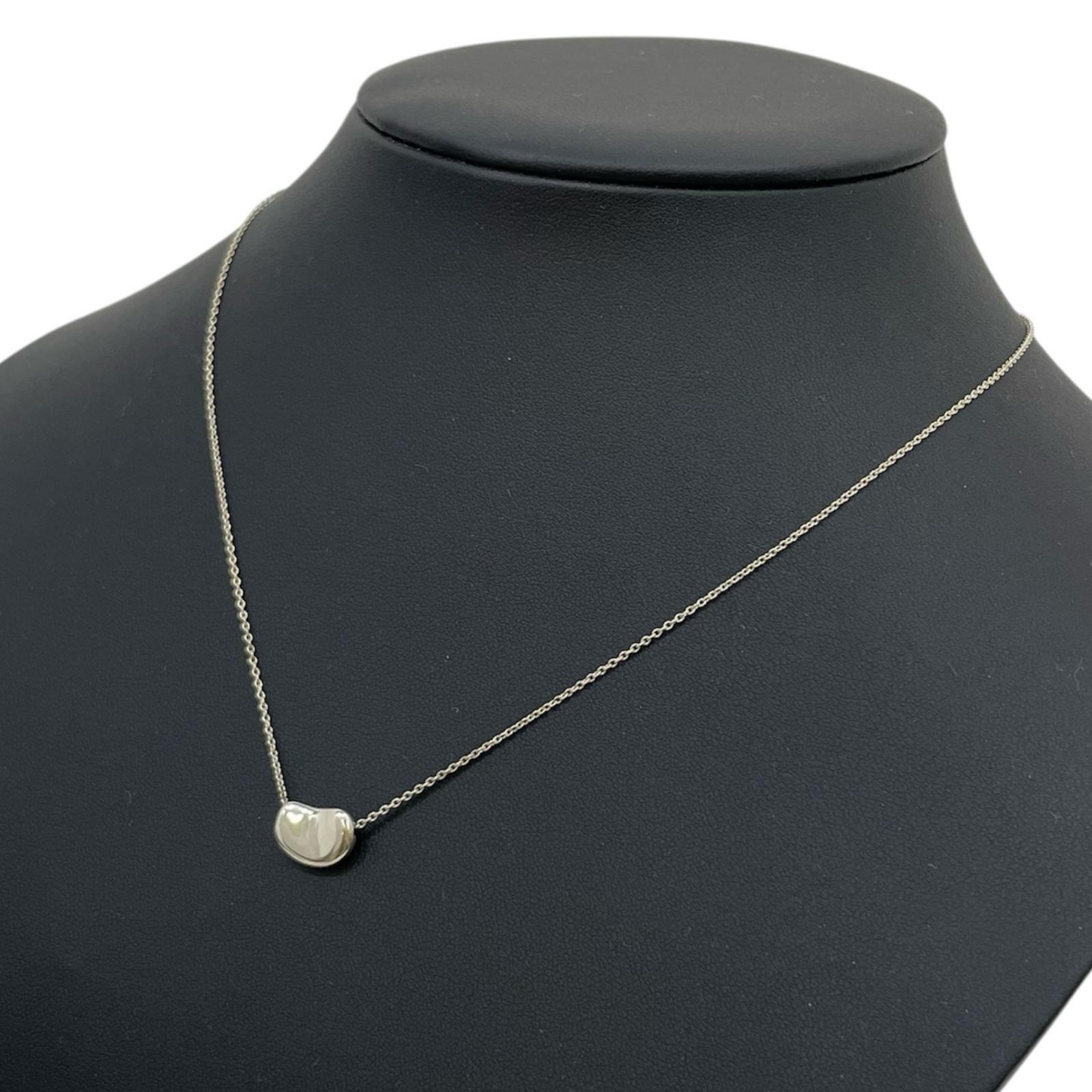 ティファニー ブラック シルクコード ラージ ラウンド ネックレス