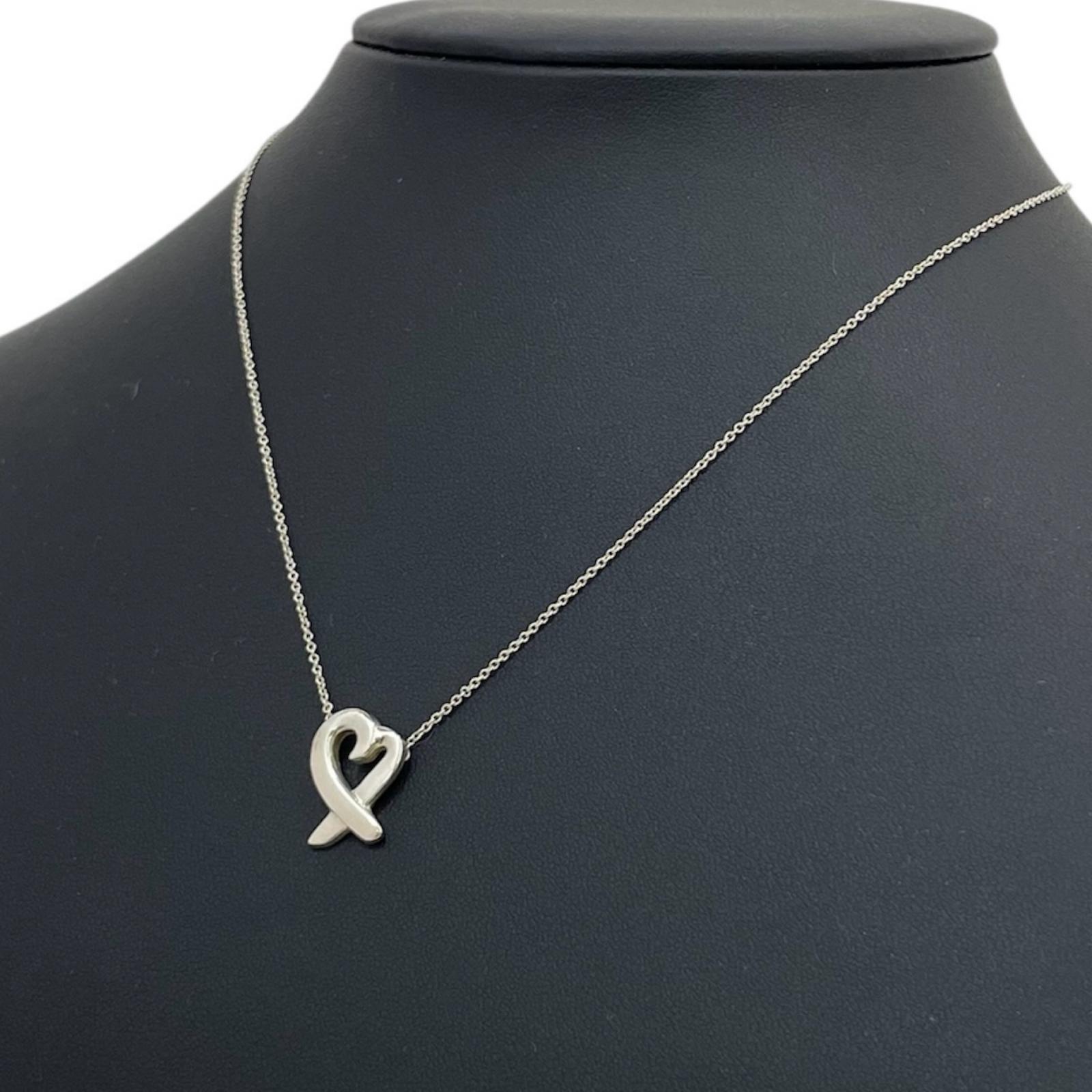 【中古】Tiffany&co | ティファニー ラビングハート ペンダント ネックレス シルバー【尾張小牧店】