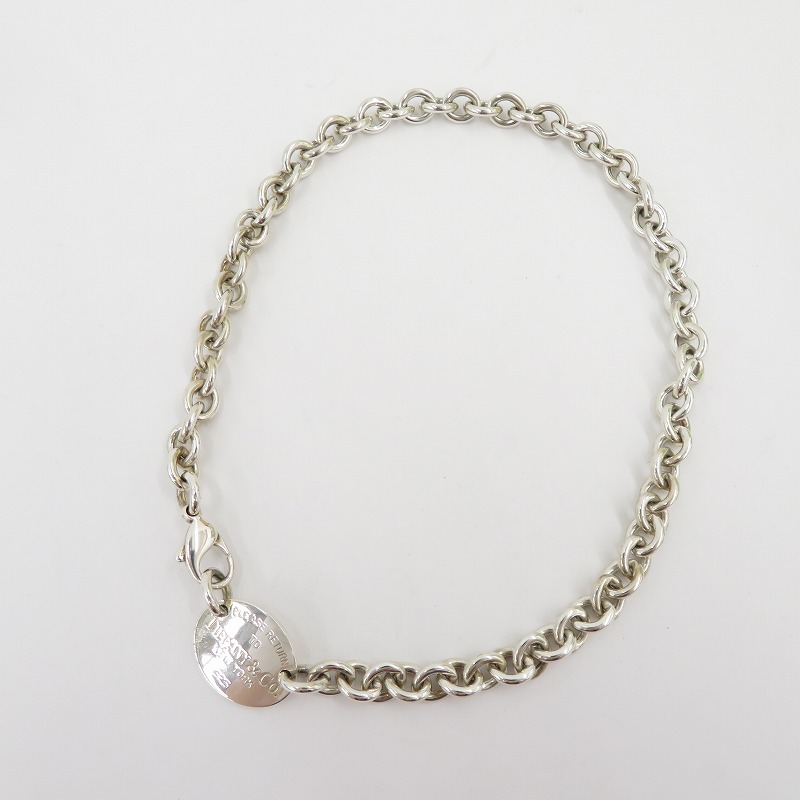 楽天市場】ティファニー オメガチョーカー プレートネックレス