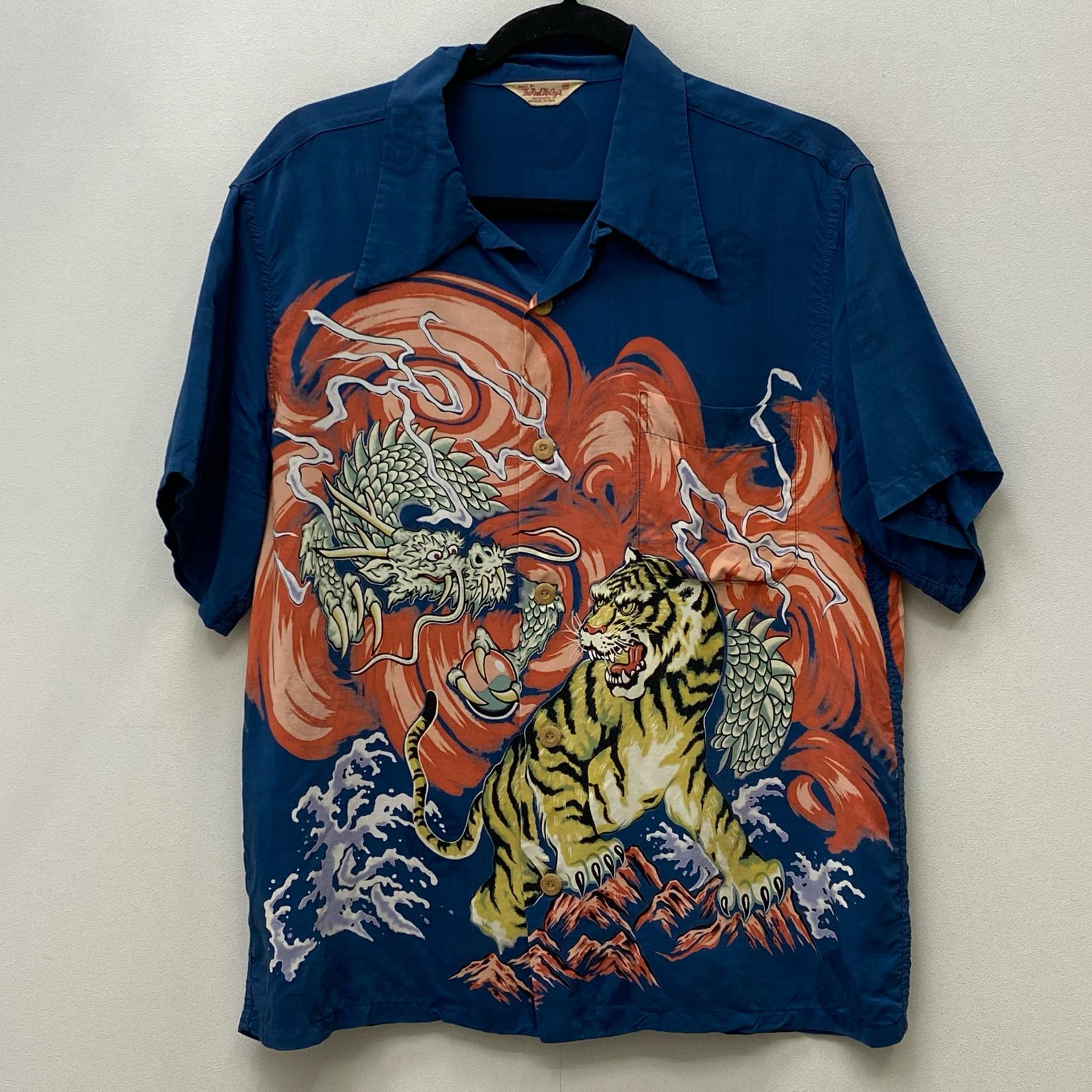 【中古】The REAL McCOY'S | ザリアルマッコイズ 虎/龍 その他トップス ブルー サイズ：M【加古川店】