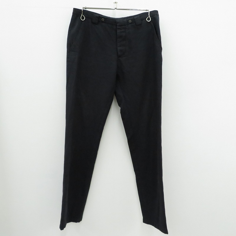 メゾンマルタンマルジェラ　ブラックスラックス フロントボタン付き44 ここのえ期 楽天市場】MAISON MARTIN MARGIELA メゾンマルタンマルジェラ