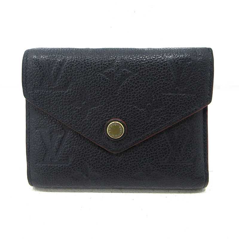 【中古】LOUIS VUITTON | ルイ・ヴィトン モノグラムアンプラント ポルトフォイユ・ヴィクトリーヌ 三つ折り紙入れ M64577 米国海軍【三重中央局】