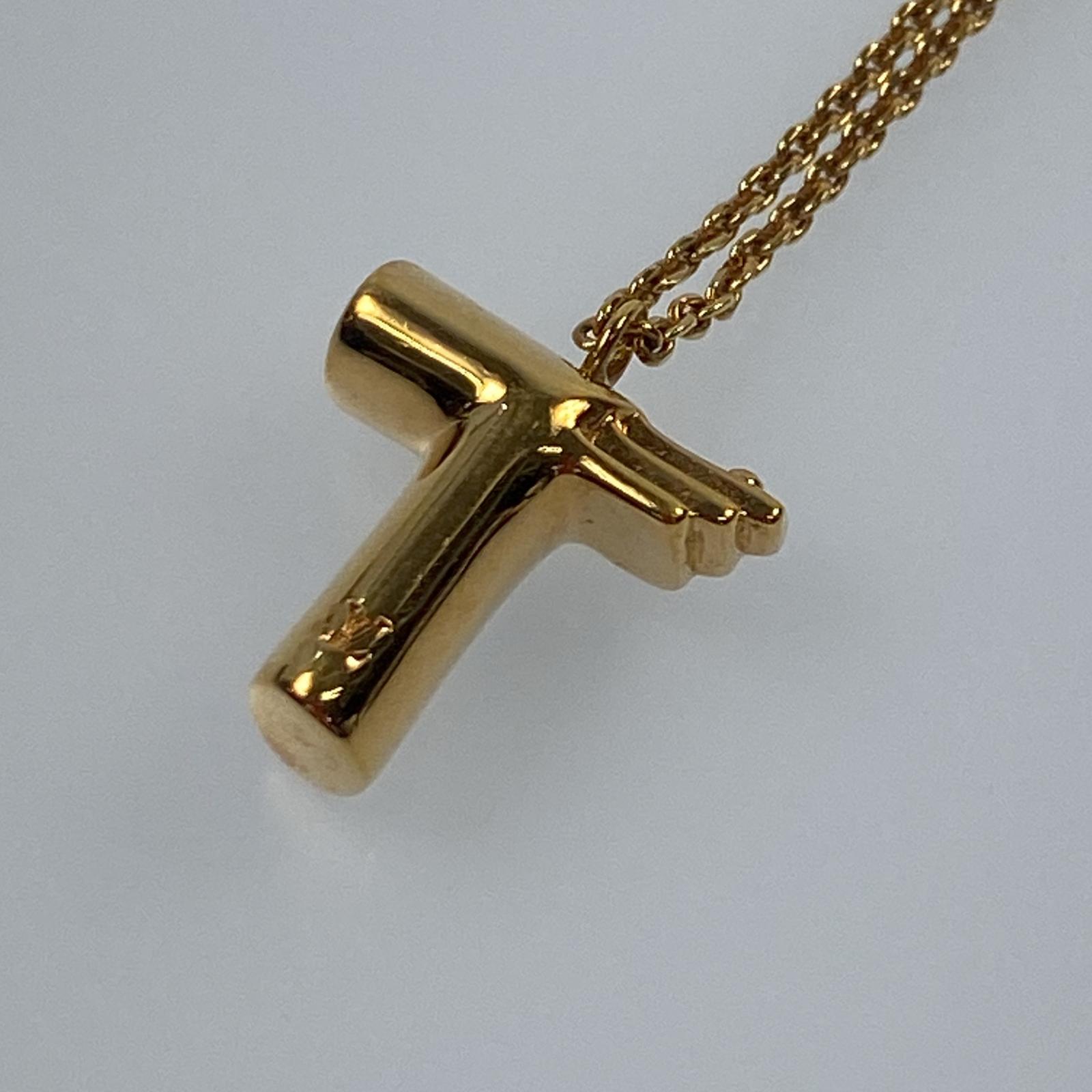 【極美品】ルイヴィトン イニシャル ネックレス LV＆ME M ゴールド LOUIS VUITTON - 美品 ルイヴィトン ネックレス LV&ME