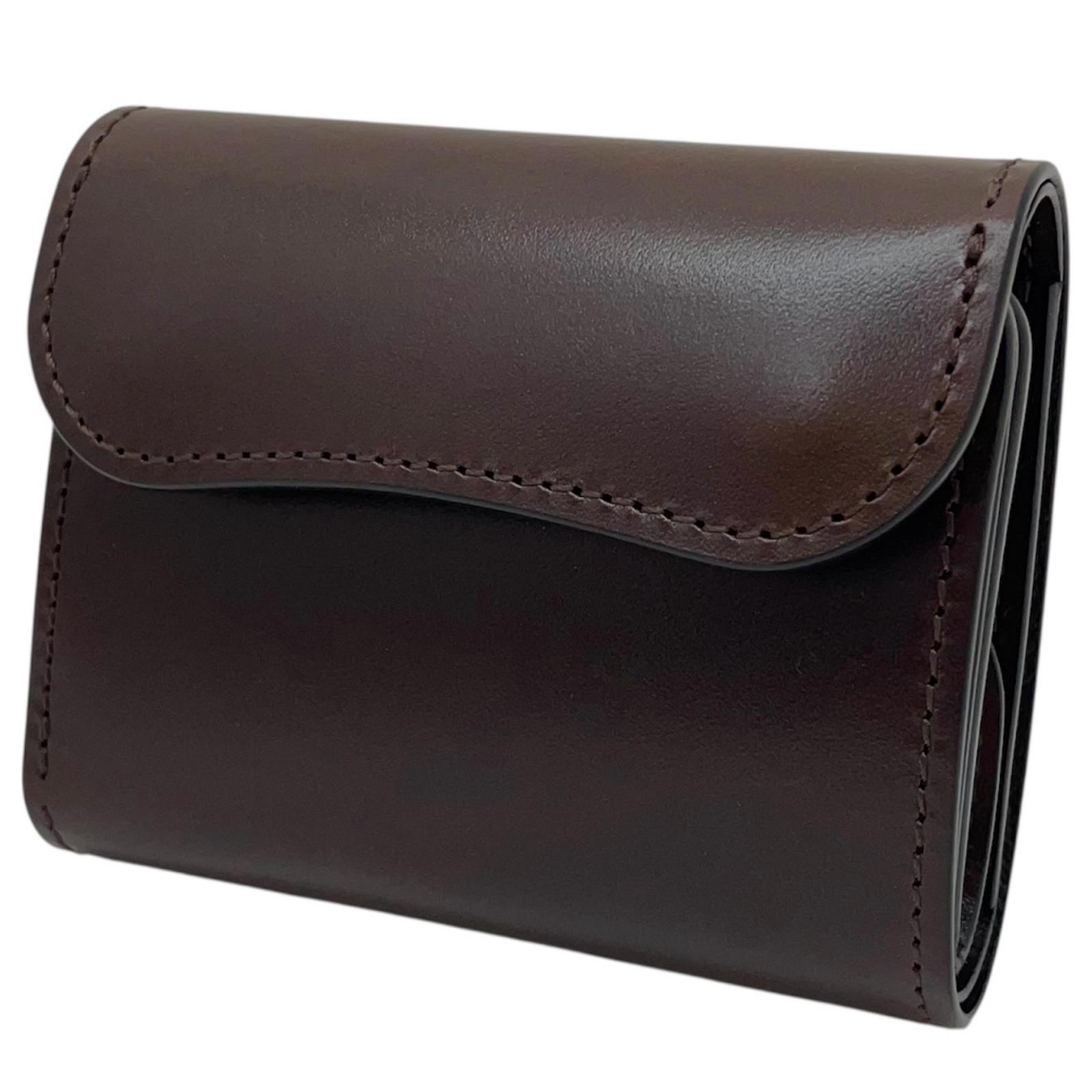 【中古】WILDSWANDS 三つ折り革財布 ブラウン 楽天市場】【中古】WILDSWANS | ワイルドスワンズ 三つ折り財布