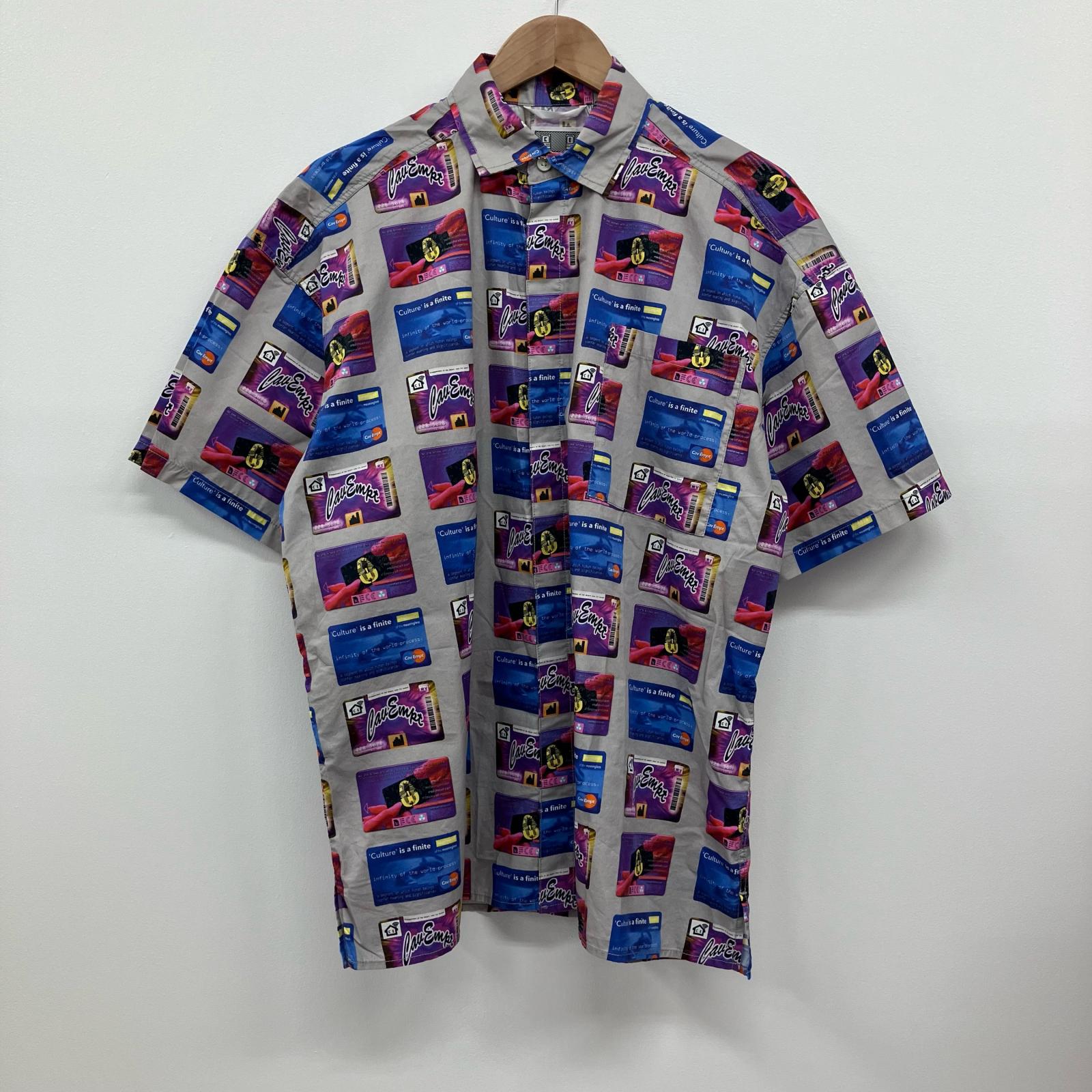 【中古】C.E | シーイー CARD SHORT SLEEVE SHIRT 半袖ティーシャツ 大いさ：M【イオン広店】 トップス-メンズファッション