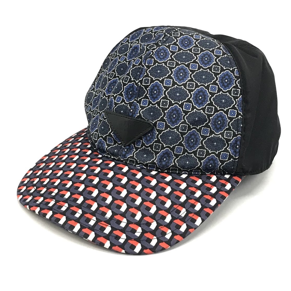 【中古】PRADA | プラダ テスートナイロンキャップ 旗がしら 2HC274 大きさ：M【倉吉店】