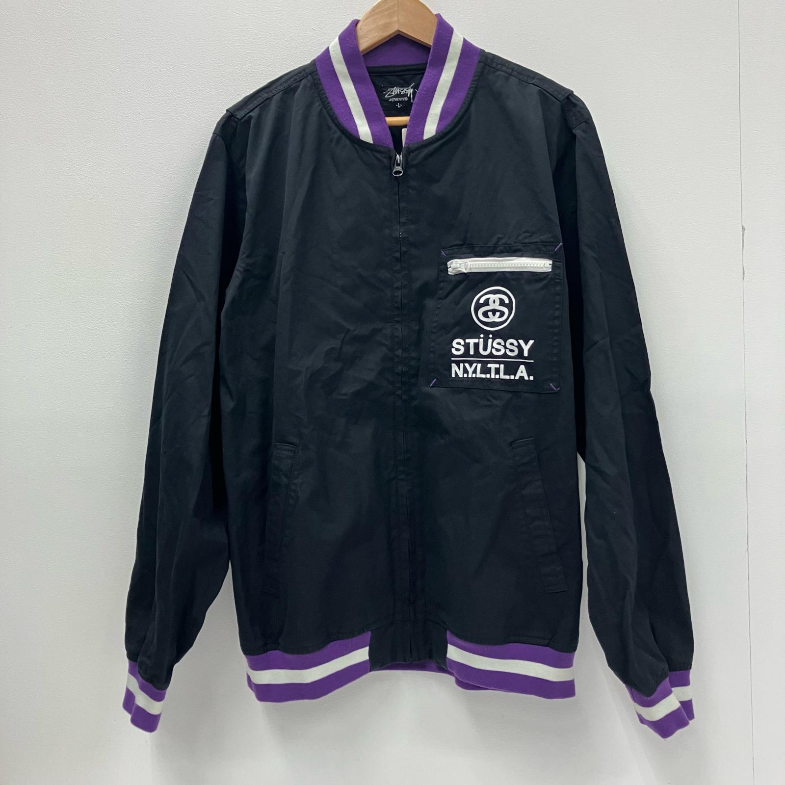 ジャケット・アウター STUSSY 22aw 8 BALL SUEDE BING JACKET Stussy 8 Ball Suede Bing Jacket Black