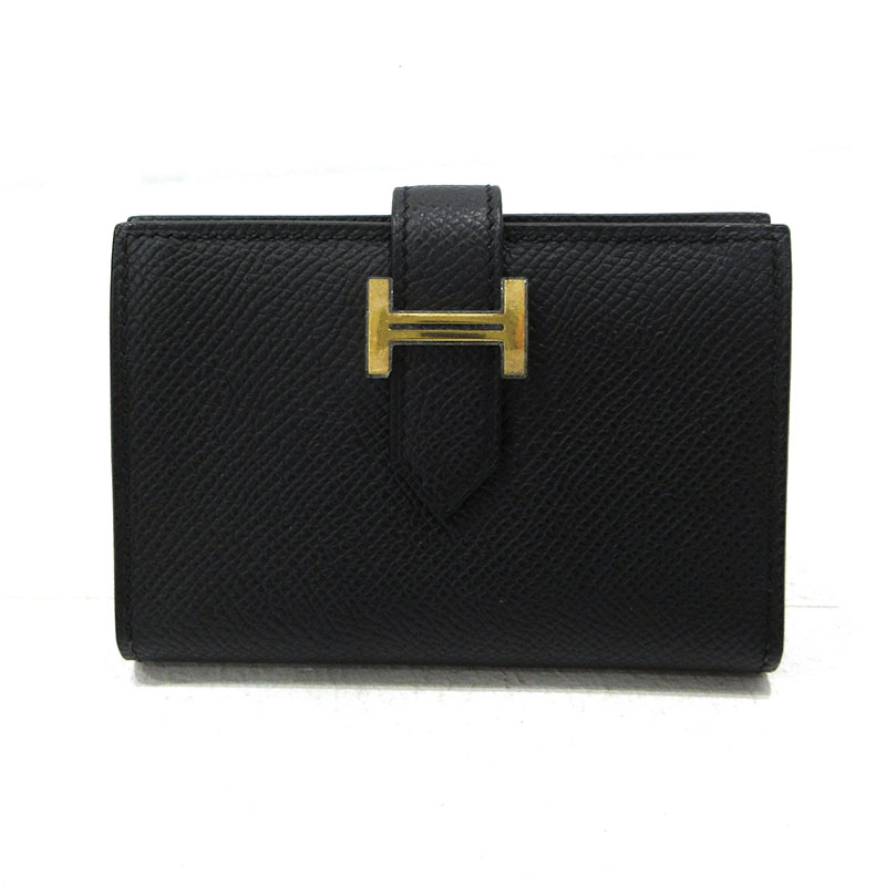 【逢い引き任ずる不可】【中古】HERMES | エルメス エプソン ベアン 歌留多容れもの 黒いこと【三重中央局】