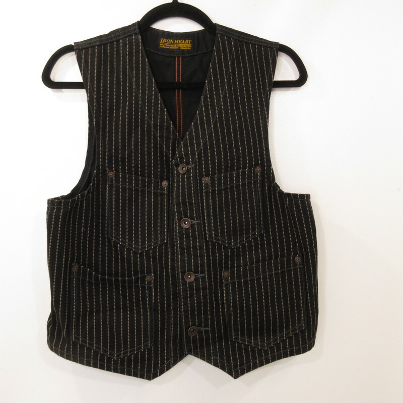 アイアンハート IRON HEART デニムベスト 新品未使用 IRON_HEART / アイアンハート IRON HEART ベスト IHV-48 10oz