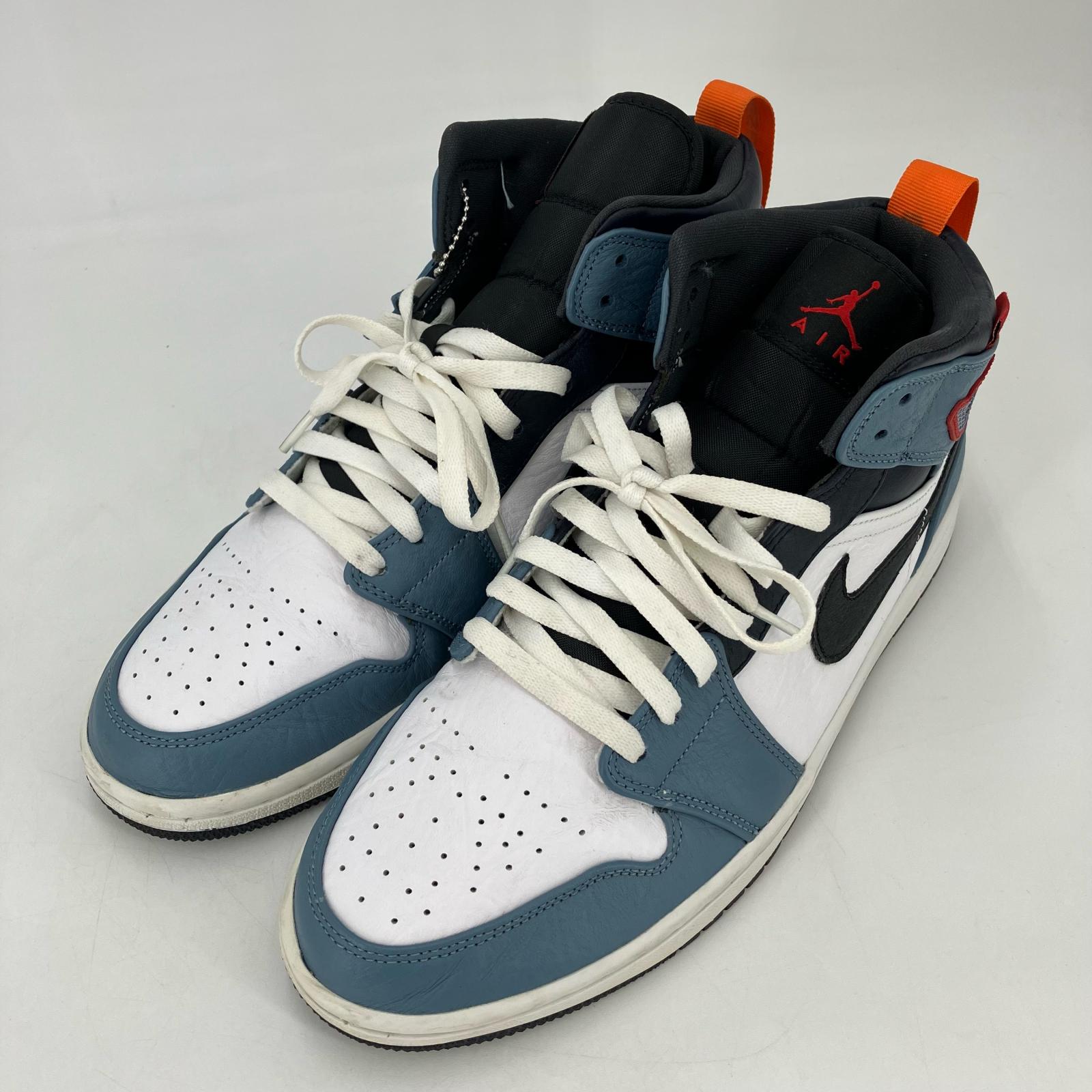 【中古】NIKE AIR JORDAN | ナイキ　エアー　ジョーダン FACETASM × Nike Air Jordan 1 Mid White/Navy スニーカー CU2802-100 マルチカラー 29cm【イオン広店】