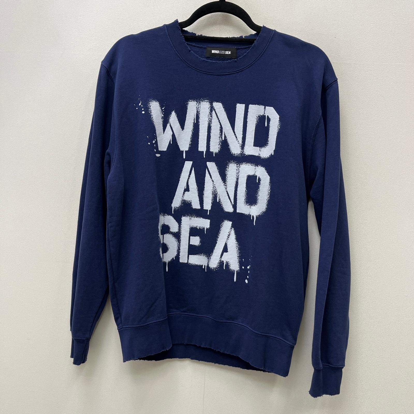 WIND AND SEA DAMAGED CREW NECK スウェットシャツ WIND AND SEA DAMAGED CREW NECK スウェットシャツ