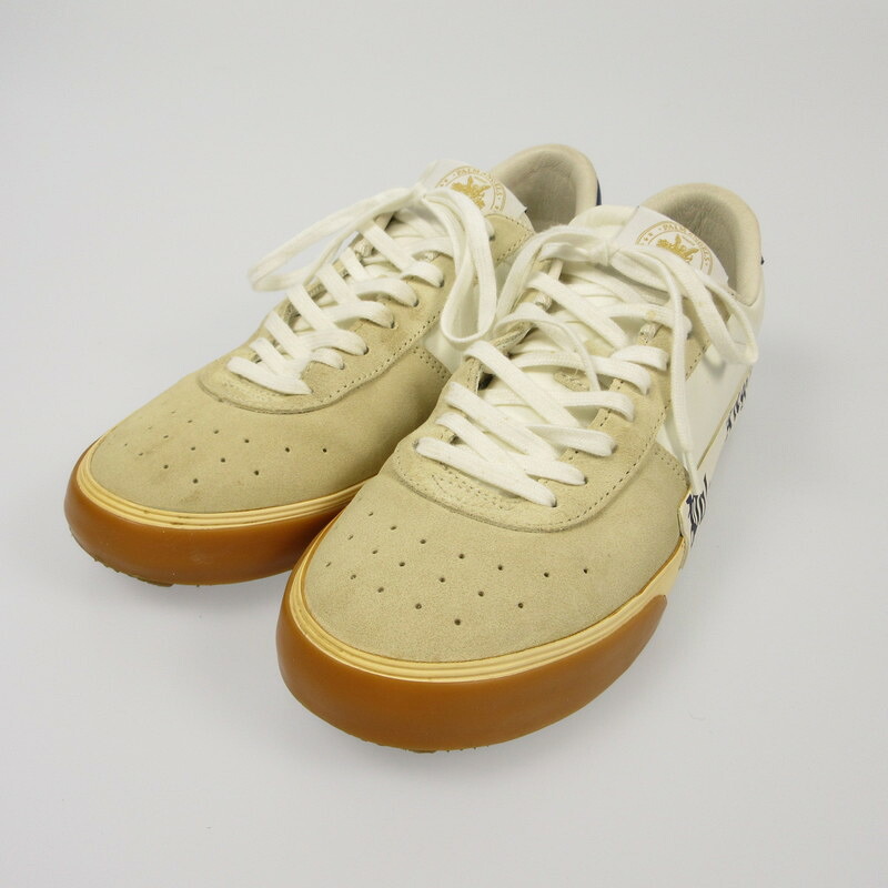 【中古】Palm Angels | パームエンジェルス VULCANIZED SUEDE スニーカー PMIA065F21LEA001 ホワイト【姫路東店】