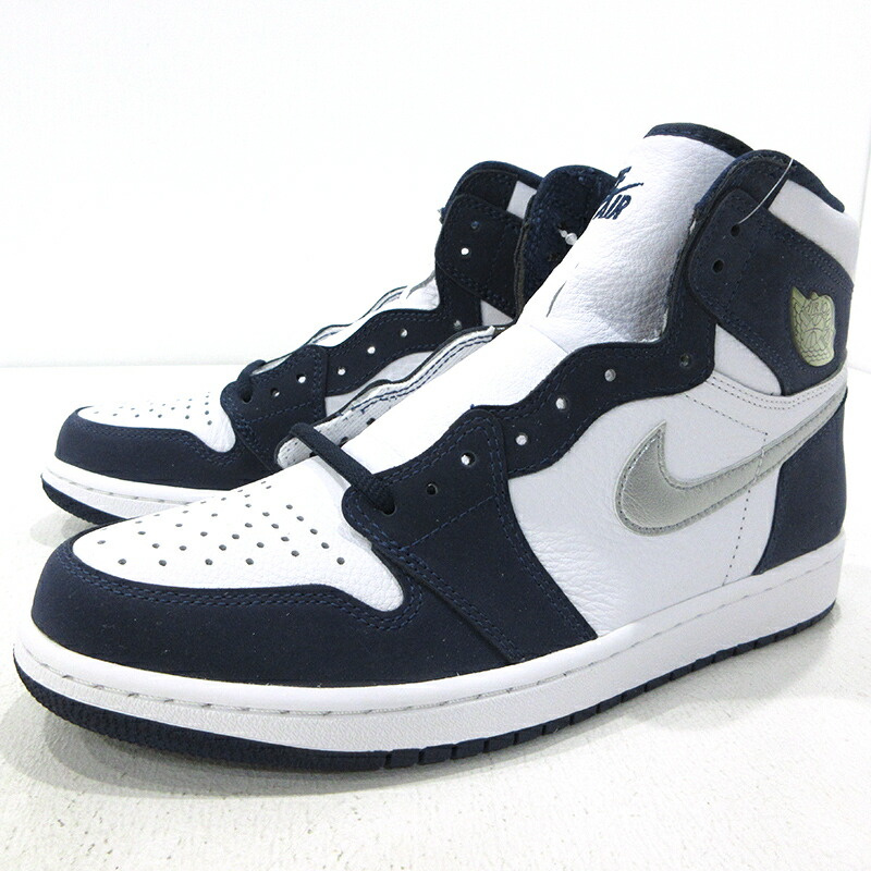 【中古】NIKE | ナイキ AIR JORDAN 1 HIGH OG CO JP エアジョーダン 1 ご機嫌 OG 概念構成ジャパン/トーキョー スニーカー DC1788-100 青碧 大きさ：26.5珊【三重中央局】