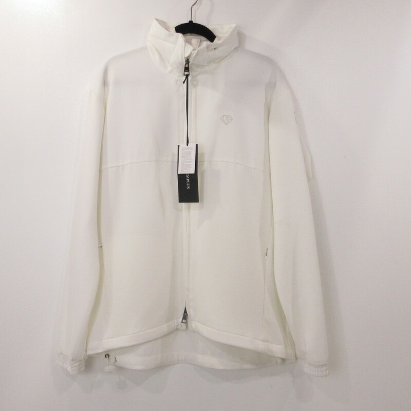 【中古】AKM(志風音) | エーケーエムシフォン TRACK BLOUSON ジャージ LAO-23003 ホワイト サイズ：L【姫路東店】