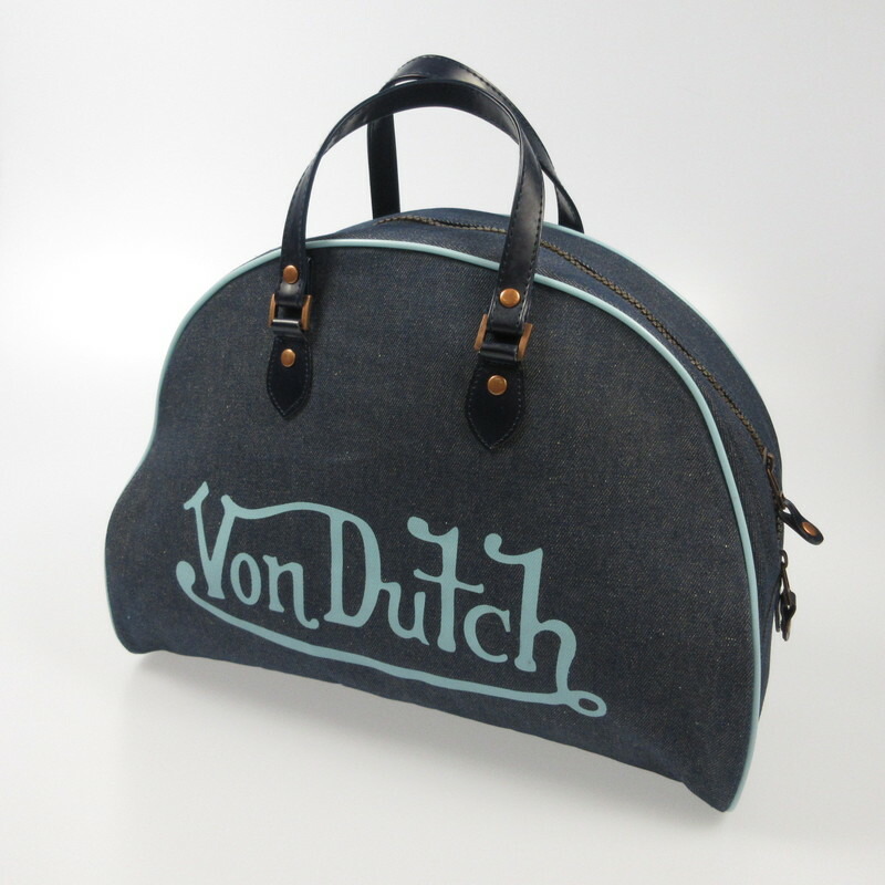 Von Dutchボンダッチ　男女兼用　エナメル　ボストンバック　ブラック Von Dutchボンダッチ 男女兼用 エナメル ボストンバック ブラック